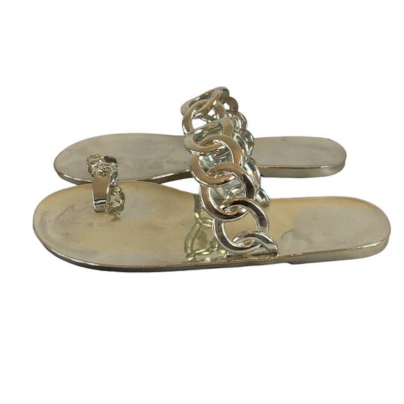 NWOT Casual Toe Loop Detailing Jelly Slippers - Picture 5 of 9